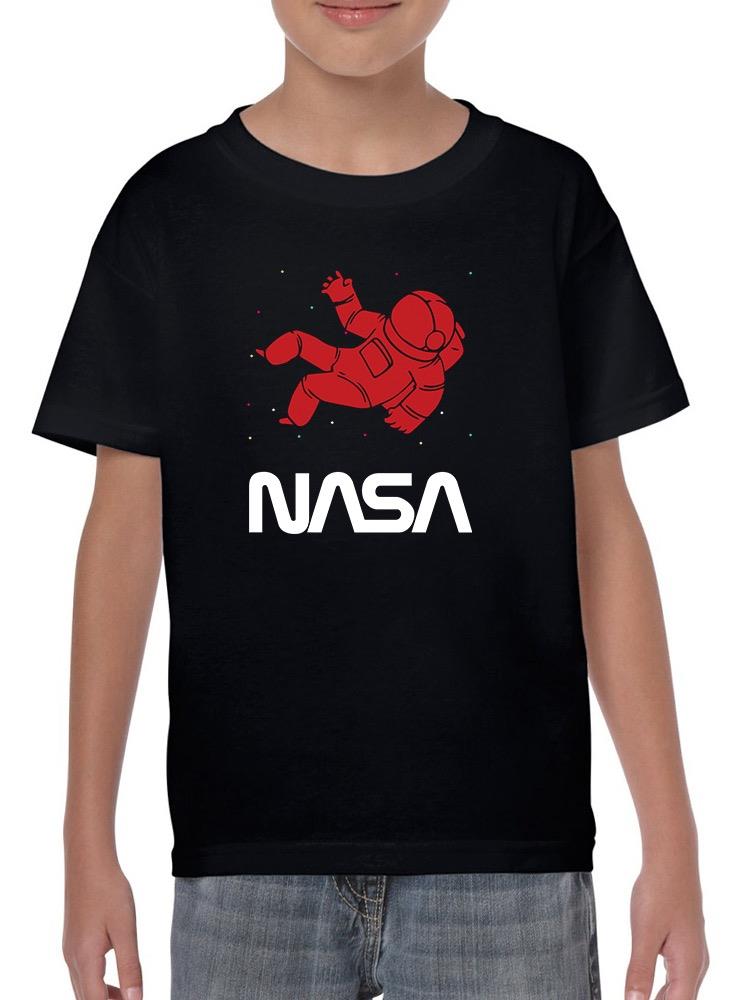 Nasa Astronaut Silhouette T-shirt -NASA Designs