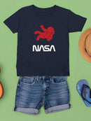 Nasa Astronaut Silhouette T-shirt -NASA Designs