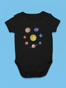 Nasa Watercolor Solar System Bodysuit -NASA Designs