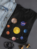 Nasa Watercolor Solar System T-shirt -NASA Designs