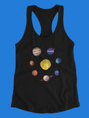 Nasa Watercolor Solar System T-shirt -NASA Designs