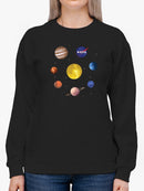 Nasa Watercolor Solar System Hoodie or Sweatshirt -NASA Designs