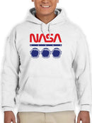 Nasa Space Helmets Banner Hoodie or Sweatshirt -NASA Designs