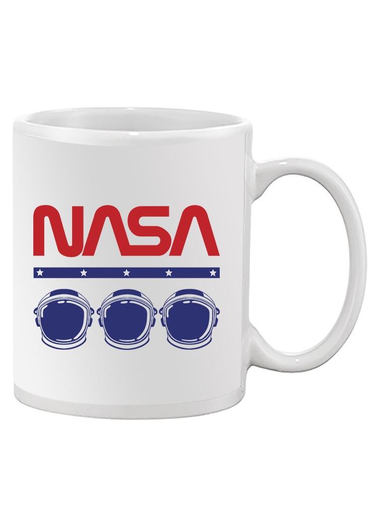 Nasa Space Helmets Banner Mug -NASA Designs
