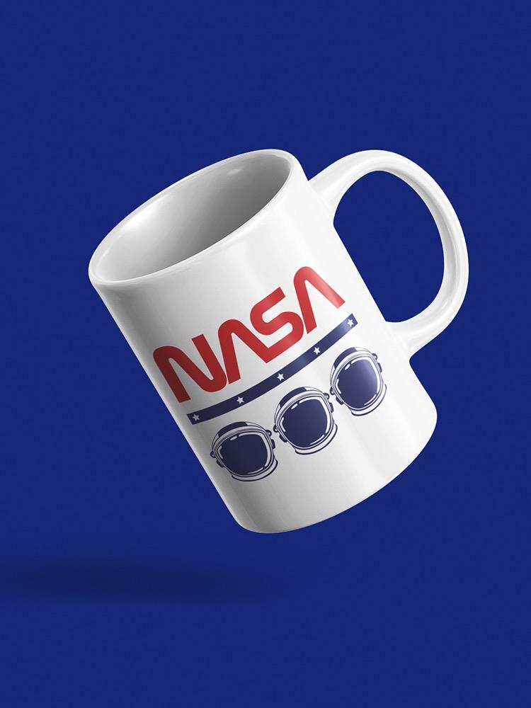 Nasa Space Helmets Banner Mug -NASA Designs
