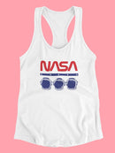 Nasa Space Helmets Banner T-shirt -NASA Designs