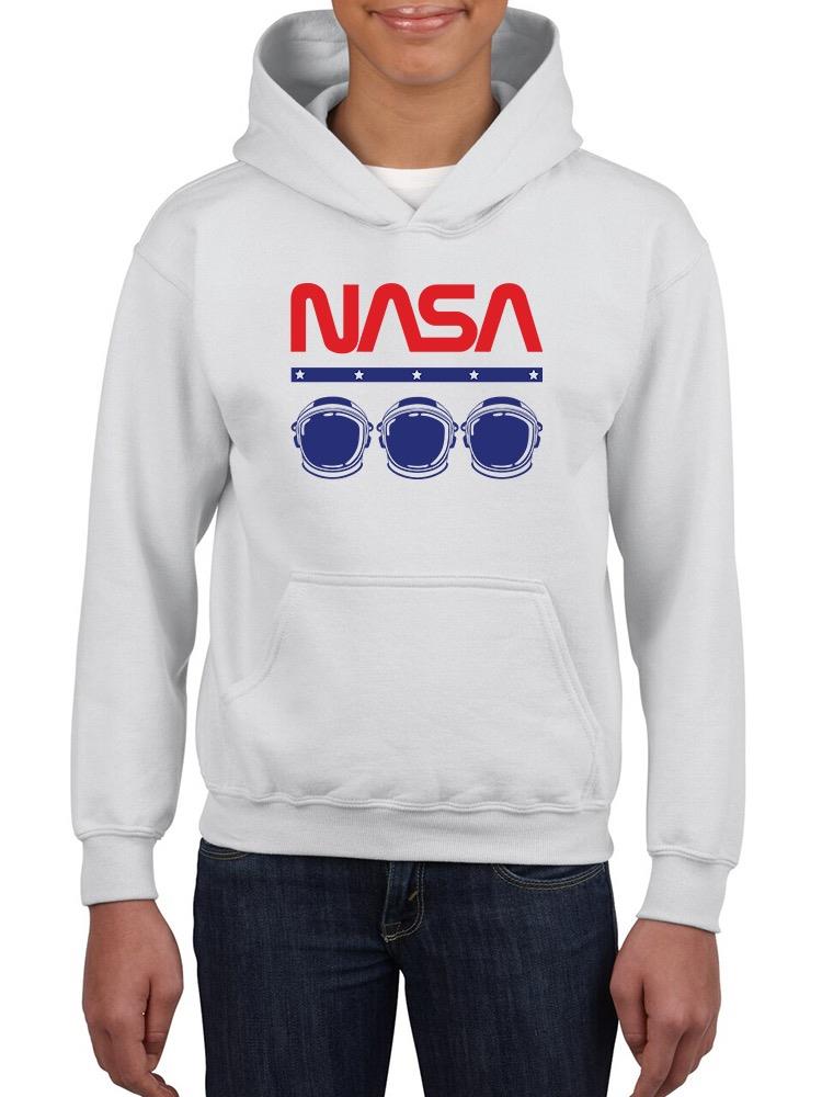 Nasa Space Helmets Banner Hoodie -NASA Designs