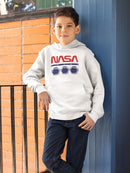 Nasa Space Helmets Banner Hoodie -NASA Designs
