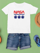 Nasa Space Helmets Banner T-shirt -NASA Designs