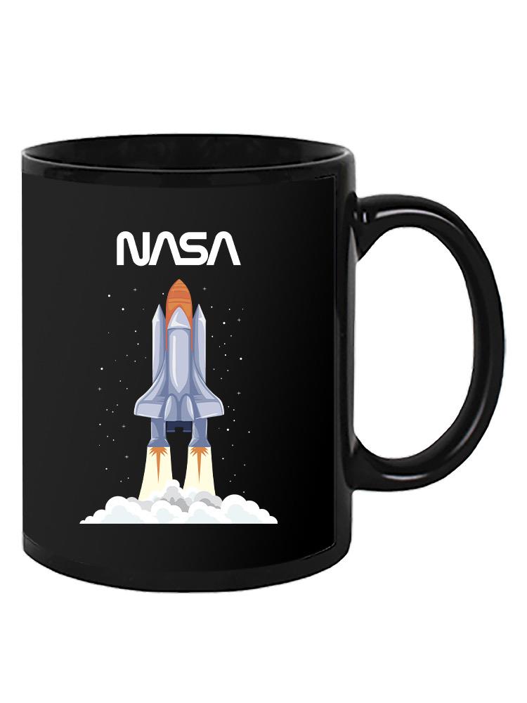 Nasa Space Rocket Launch Mug -NASA Designs