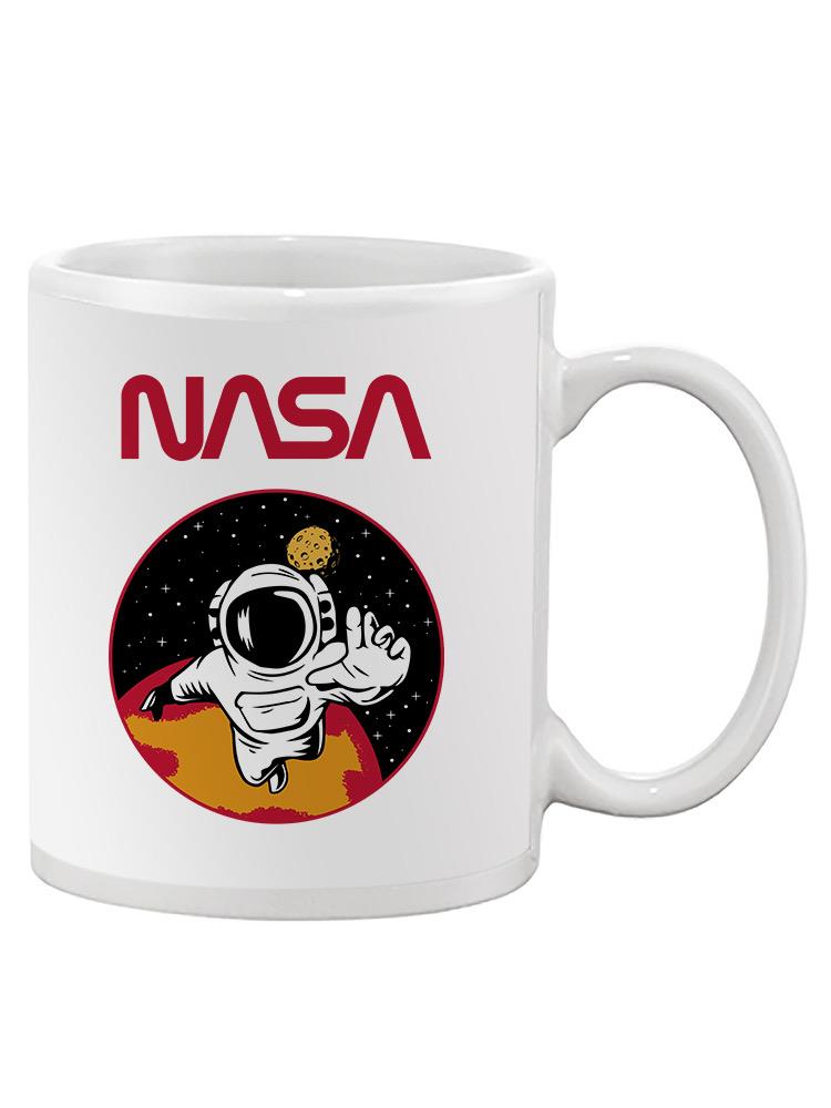 Nasa Retro Astronaut Badge Mug -NASA Designs