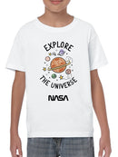 Explore The Universe T-shirt -NASA Designs