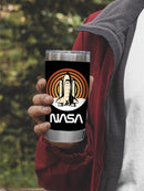 Nasa Shuttle Over Sunset Tumbler -NASA Designs