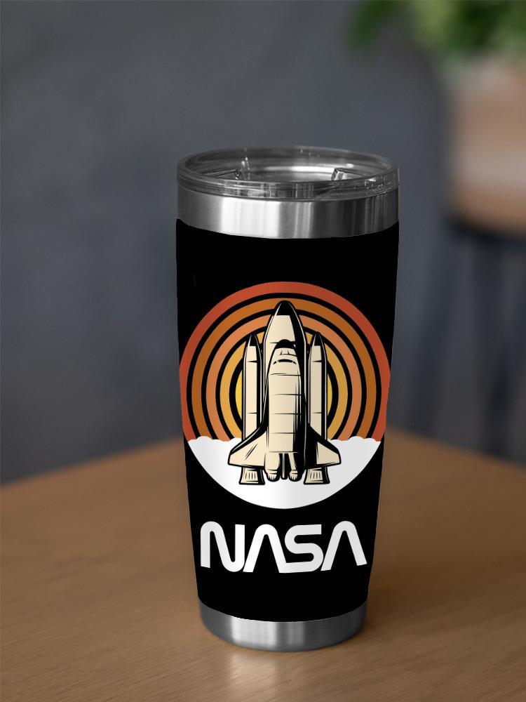 Nasa Shuttle Over Sunset Tumbler -NASA Designs