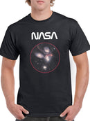 Nasa Astronaut Escaping Galaxies T-shirt -NASA Designs