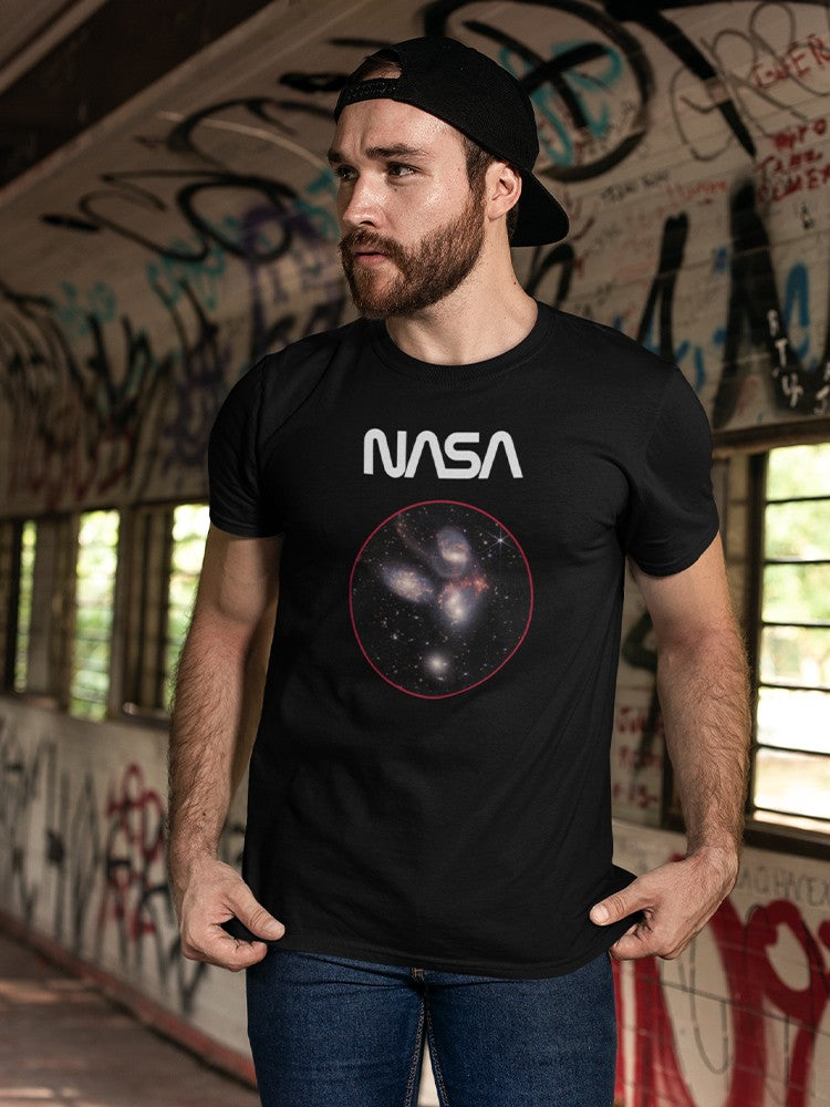 Nasa Astronaut Escaping Galaxies T-shirt -NASA Designs