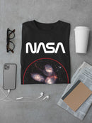 Nasa Astronaut Escaping Galaxies T-shirt -NASA Designs