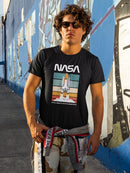 Nasa Space Shuttle Retro Color T-shirt -NASA Designs