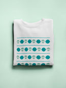 NASA Alien And Planets Winter Pattern Graphic Men's Sweatshirt