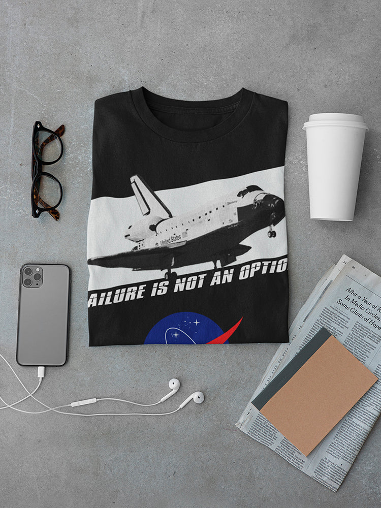 Space NASA Logo Failure Is Not An Option Spaceship Men's T-shirt