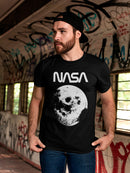 Space NASA Vintage Moon Picture Graphic Men's T-shirt