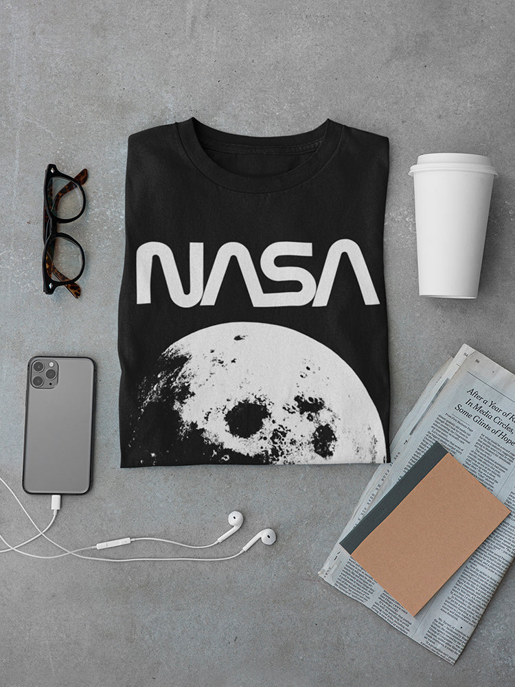 Space NASA Vintage Moon Picture Graphic Men's T-shirt