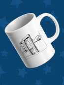 Airport Security Measures Mug -Wilfred Hildonen Designs