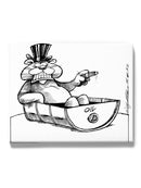 Oil-Hoarder Bear Wall Art -Wilfred Hildonen Designs