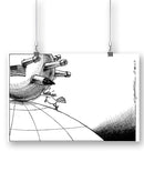 Downhill Threats. Wall Art -Wilfred Hildonen Designs