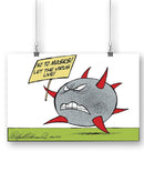 No Mask Demands. Wall Art -Wilfred Hildonen Designs