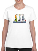 Goodbye, Home Office T-shirt -Wilfred Hildonen Designs