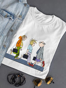 Goodbye, Home Office T-shirt -Wilfred Hildonen Designs