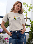 Goodbye, Home Office T-shirt -Wilfred Hildonen Designs