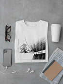 Behind The Curtain. T-shirt -Wilfred Hildonen Designs