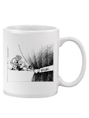 Behind The Curtain. Mug -Wilfred Hildonen Designs