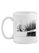 Behind The Curtain. Mug -Wilfred Hildonen Designs