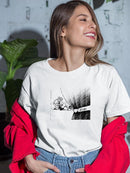 Behind The Curtain. T-shirt -Wilfred Hildonen Designs