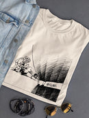 Behind The Curtain. T-shirt -Wilfred Hildonen Designs