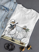 Peace By Force. T-shirt -Wilfred Hildonen Designs