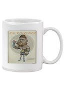 Famous Boxer Cartoon Style Mug -Halit Kurtulmus Aytoslu Designs