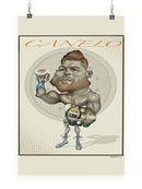 Famous Boxer Cartoon Style Wall Art -Halit Kurtulmus Aytoslu Designs