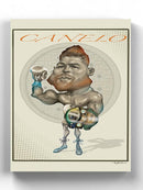 Famous Boxer Cartoon Style Wall Art -Halit Kurtulmus Aytoslu Designs