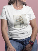 Famous Boxer Cartoon Style T-shirt -Halit Kurtulmus Aytoslu Designs