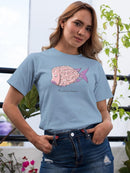 Perciformes Brainicus T-shirt -Engin Selcuk Designs