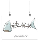 Sparus Barbedwirus Wall Art -Engin Selcuk Designs