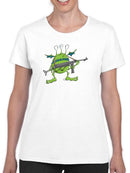 Aliens-O-War Iv T-shirt -Engin Selcuk Designs