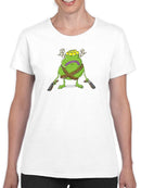 Aliens-O-War V T-shirt -Engin Selcuk Designs
