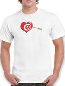 Bullseye Heart T-shirt -Engin Selcuk Designs