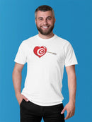 Bullseye Heart T-shirt -Engin Selcuk Designs