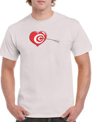 Bullseye Heart T-shirt -Engin Selcuk Designs